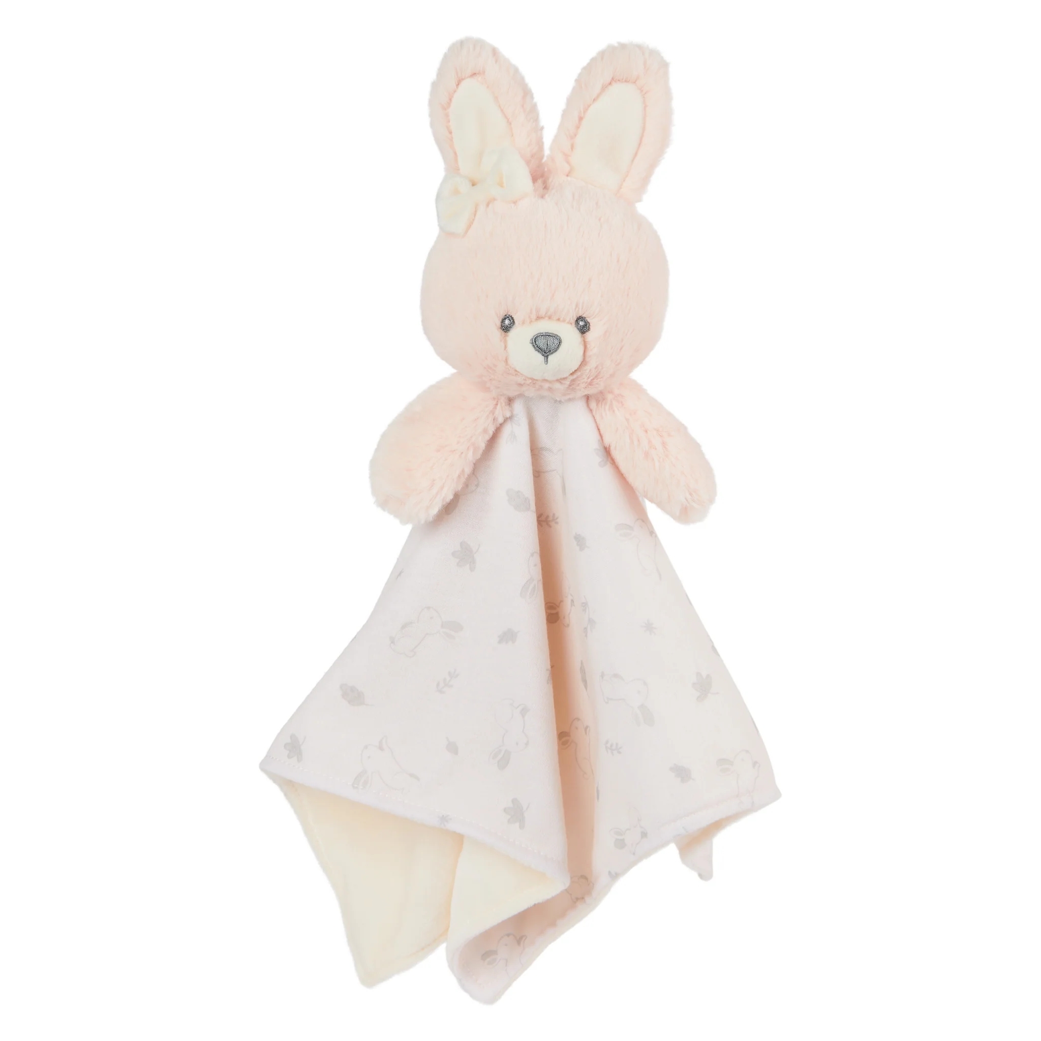 10" Recycled Bunny Plush Baby Security Blanket