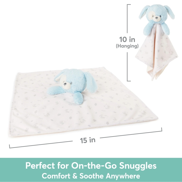 10" Recycled Puppy Plush Baby Security Blanket