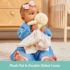 10" Recycled Duckling Plush Baby Security Blanket