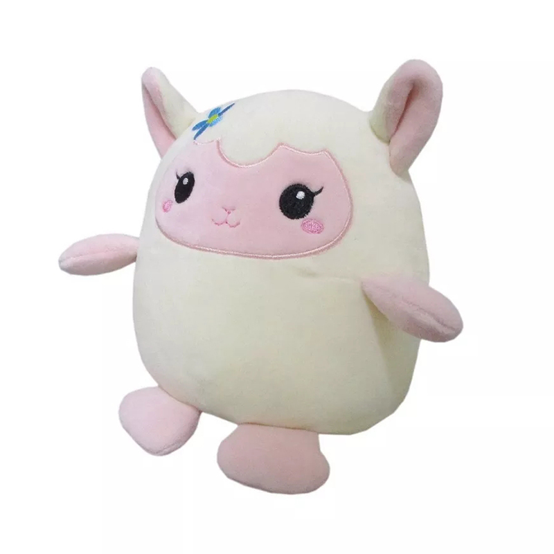 6" Smiling Stuffed Animal Soft Lamb Plush Toy
