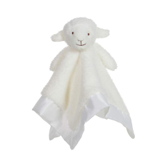 Lamb Stuffed Animals Soft Security Blanket White Lamb Infant Nursery Character Blanket