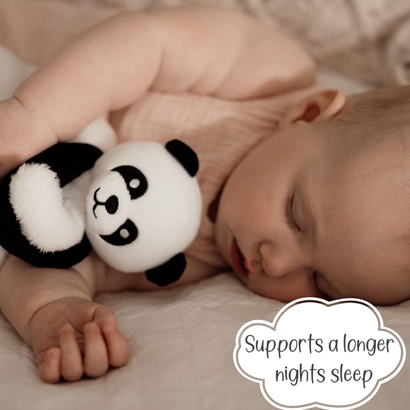 12 inch Panda Baby Security Blanket snuggler for Baby Shower Newborn Child Comforter