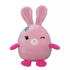 6"Pink Winking Bunny Plush Toy Rabbit Stuffed Animal