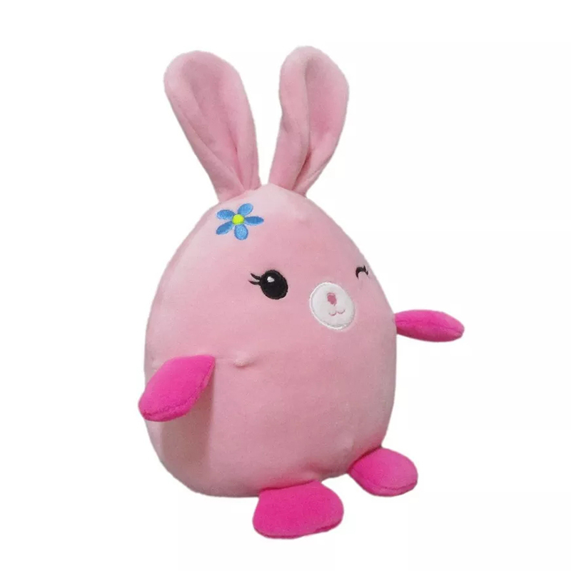 6"Pink Winking Bunny Plush Toy Rabbit Stuffed Animal