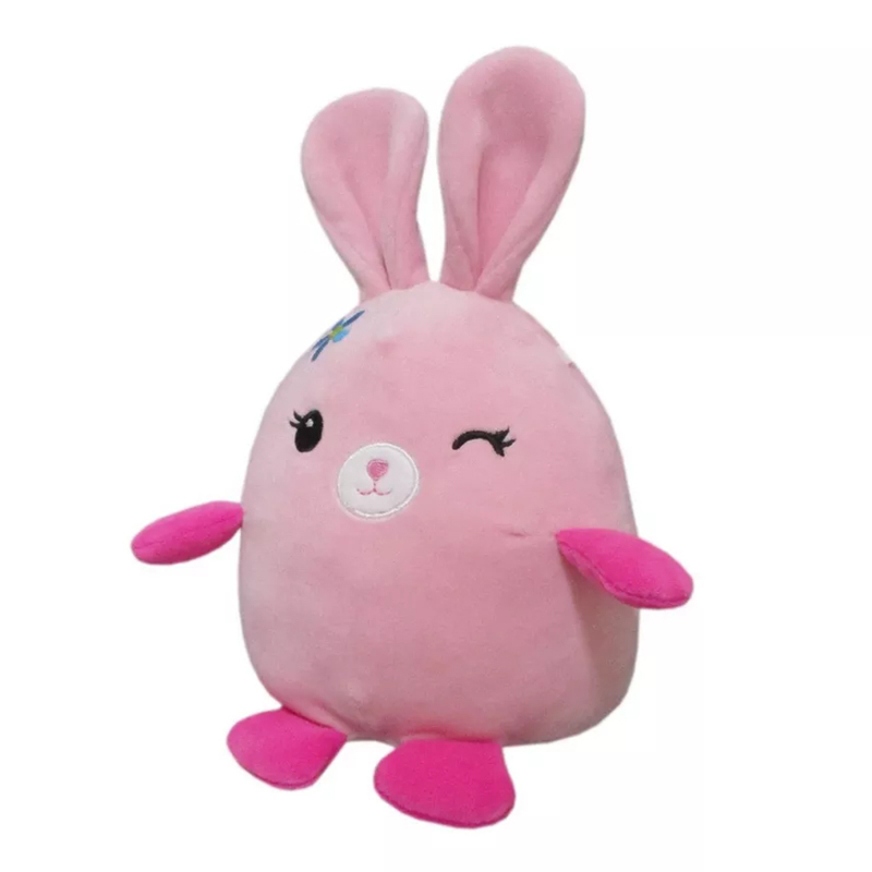 6"Pink Winking Bunny Plush Toy Rabbit Stuffed Animal