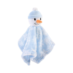 Snowman Baby Unisex Baby Animal Face Security Blanket