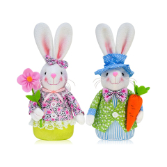 Easter Bunny Plush Gnome Decorations for Home Spring Decorations Spring Gifts
