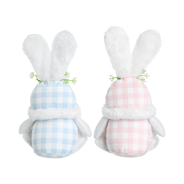 2PCS Easter Gnomes Spring Summer Home Decor Ornaments Handmade Holiday Bunny Plush Toy
