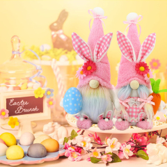 Easter Gnomes Bunny Plush Toy Rabbit Stuffed Animal Decor