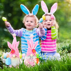 Easter Gnomes Bunny Plush Toy Rabbit Stuffed Animal Decor