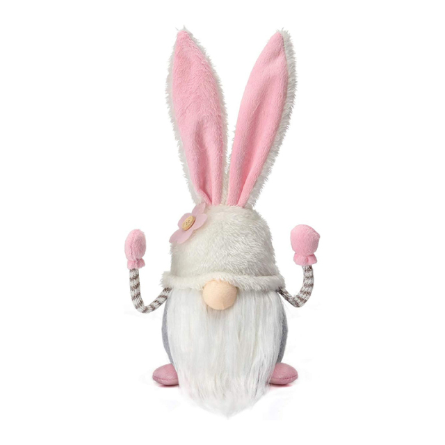 Easter Bunny Gnome Stuffed Animall Plush Handmade Rabbit Gifts