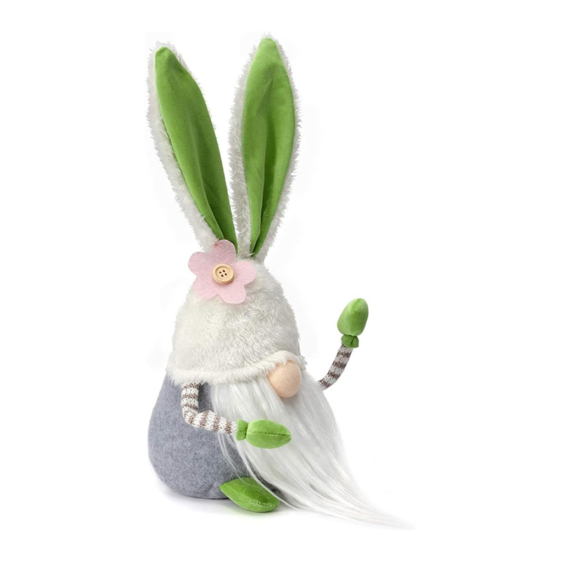 Easter Bunny Gnome Stuffed Animall Plush Handmade Rabbit Gifts