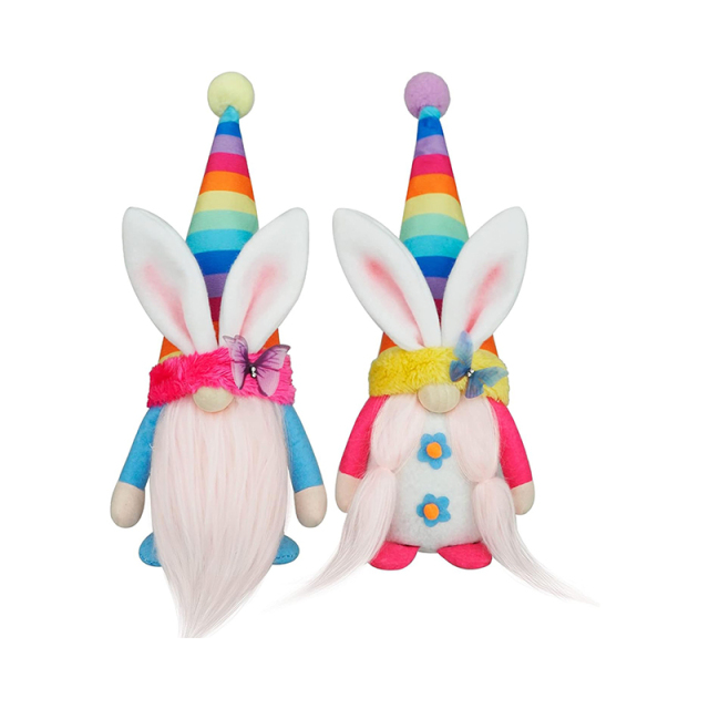 Spring Easter Gnome Bunny Plush Toy Rabbit Stuffed Animal