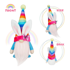 Spring Easter Gnome Bunny Plush Toy Rabbit Stuffed Animal