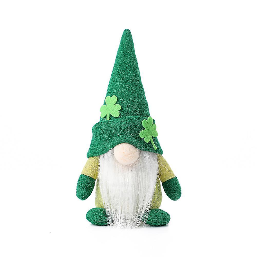 2pcs Green Plush Gnome Decoration Easter Gnomes Decorations Plush Handmade Doll
