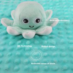Baby Security Blanket Soft Baby Snuggle Toy Plush Octopus Stuffed Animal