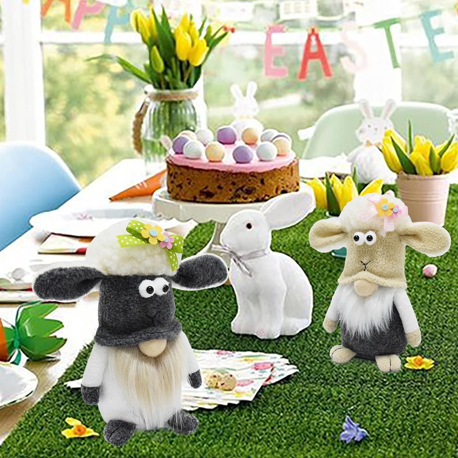 Spring Sheep Gnomes Plush Toy Easter Ornament Elf Dwarf Gnomes Gifts