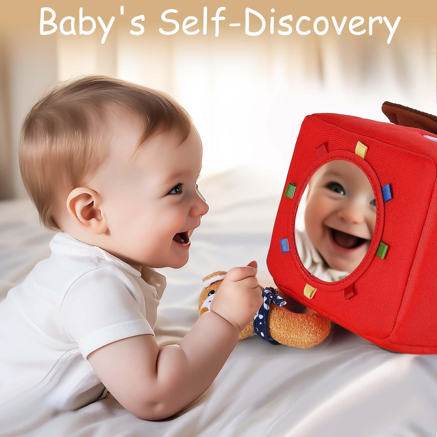 Soft Barn Farm Stuffed Animal Set Infant Hand Sensory Development