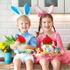 Spring Strawberry Flower Gnome Easter Long Legs Farmhouse Home Decor Ornaments Doll