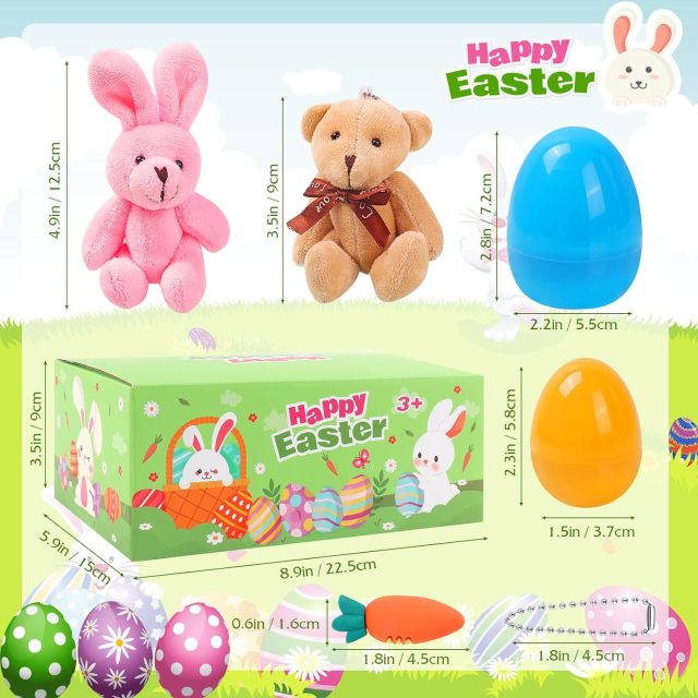 Easter Eggs Basket Stuffers Home Decorations Animal Plush Toys