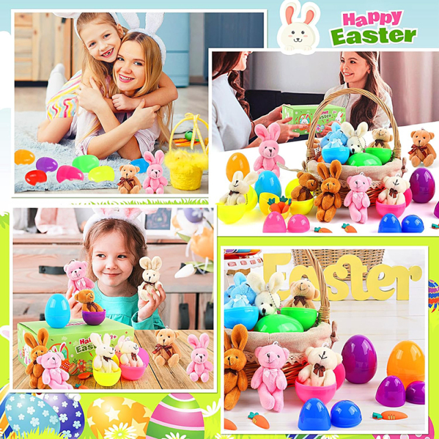 Easter Eggs Basket Stuffers Home Decorations Animal Plush Toys
