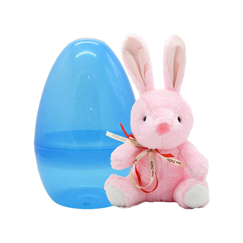 10" Easter Egg Filled with 12.2" Rabbit Stuffed Animal