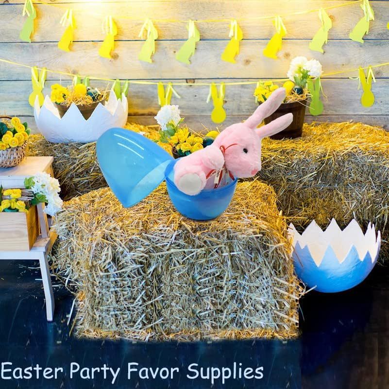 10" Easter Egg Filled with 12.2" Rabbit Stuffed Animal