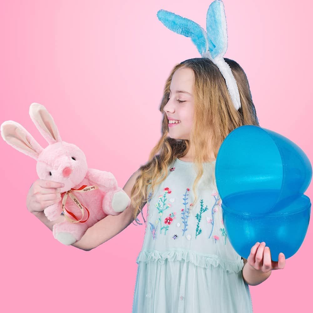 10" Easter Egg Filled with 12.2" Rabbit Stuffed Animal