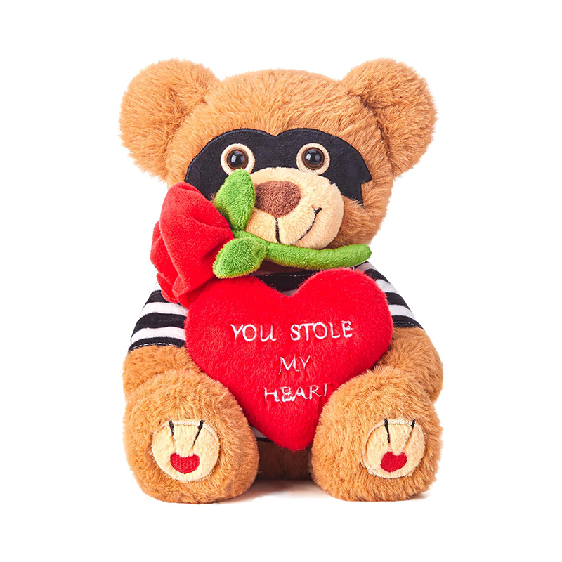 14.6" Cow Stuffed Animal Plush Toy Bear Cat Plush Toys for Valentine Day
