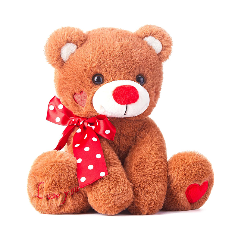 14.6" Cow Stuffed Animal Plush Toy Bear Cat Plush Toys for Valentine Day
