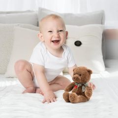 Soft Cute Brown Teddy Bear Stuffed Animals for Valentines Day