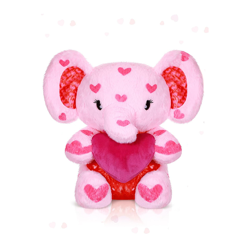12 Inch Valentine's Day Cute Plush Animals Stuff Animals with Heart
