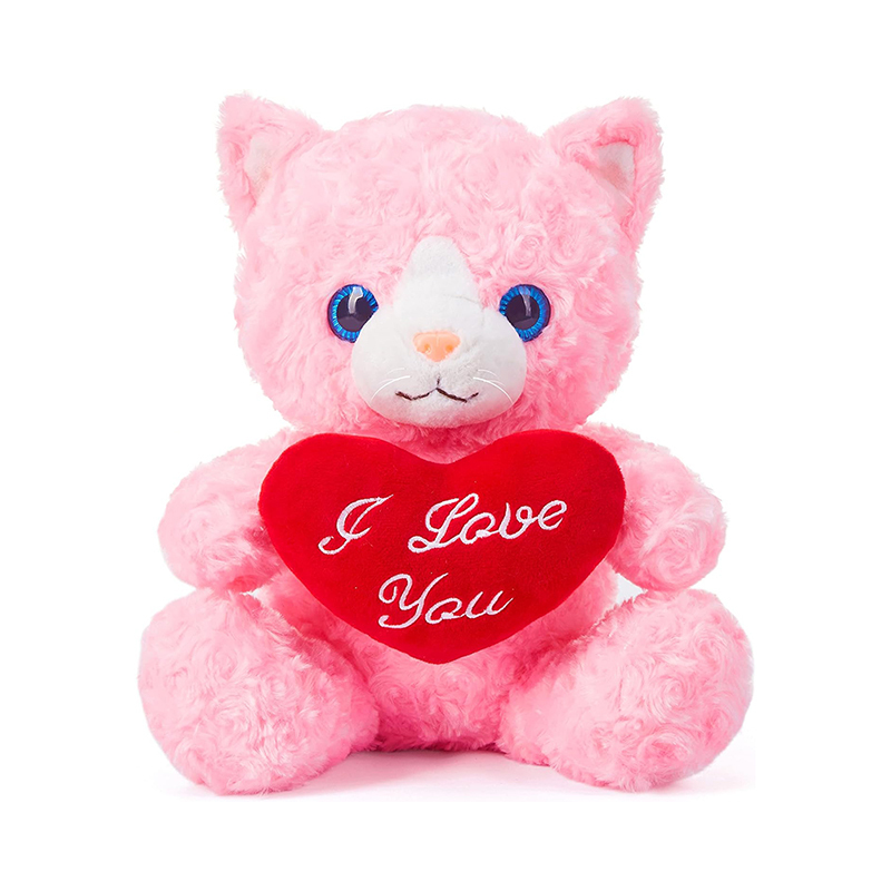 14.6" Cow Stuffed Animal Plush Toy Bear Cat Plush Toys for Valentine Day