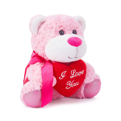 Cute 11" Teddy Bear Stuffed Animal Plush Toy Holding Heart