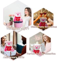 Cute 11" Teddy Bear Stuffed Animal Plush Toy Holding Heart