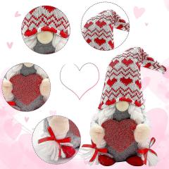 Valentines Day Decor 2pcs Valentine Gnomes Plush Toys Decorations