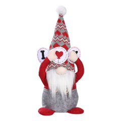 Valentines Day Gnome Decorations Handmade Elf Plush Doll