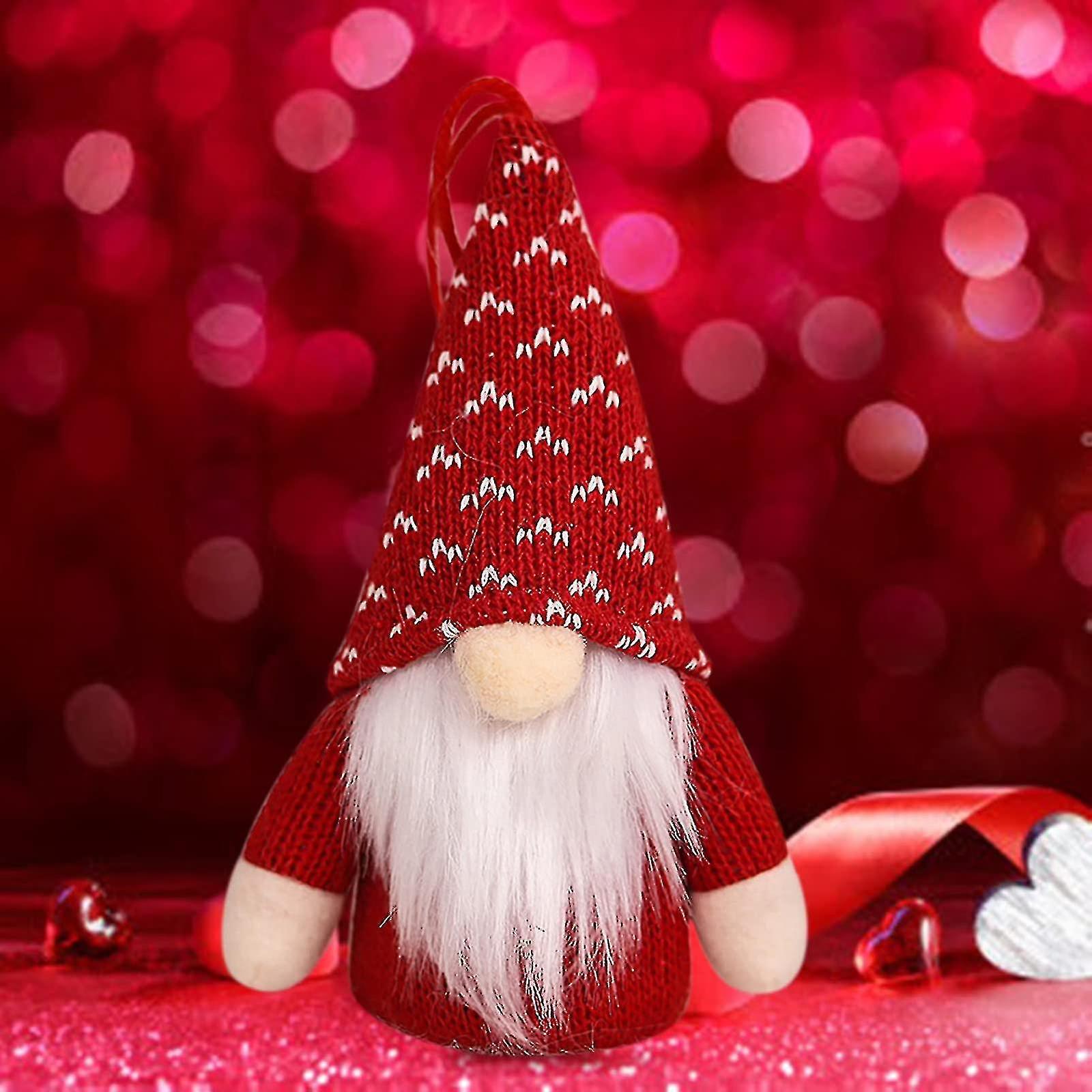 Led Luminous Gnome Plush Doll Handmade Dwarf Doll Valentines Day Decorations Gift