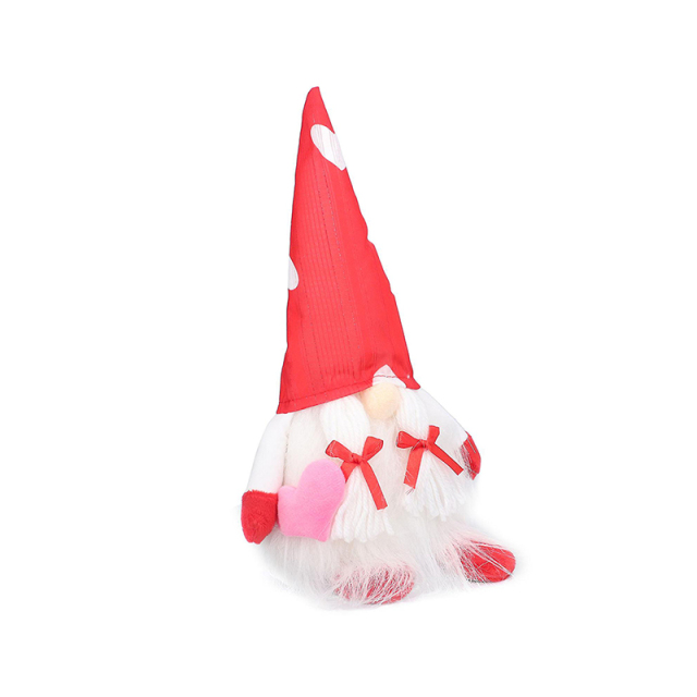 Valentine's Day Home Soft Cute Exquisite Plush Gnome Doll