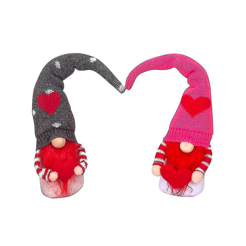 Valentine's Day Decoration Gnome Plush Long Hat Faceless Doll