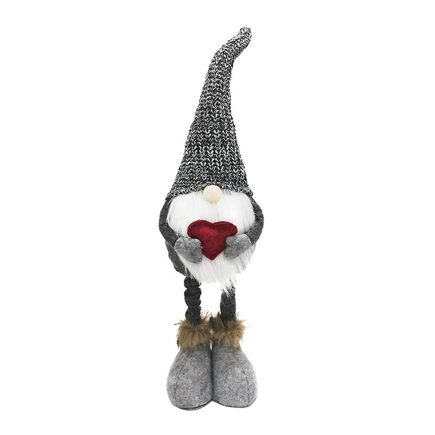 Lovely Handmade Plush Gnome Doll For Valentine's Day Gift