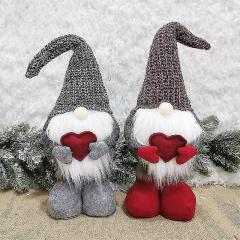 Lovely Handmade Plush Gnome Doll For Valentine's Day Gift