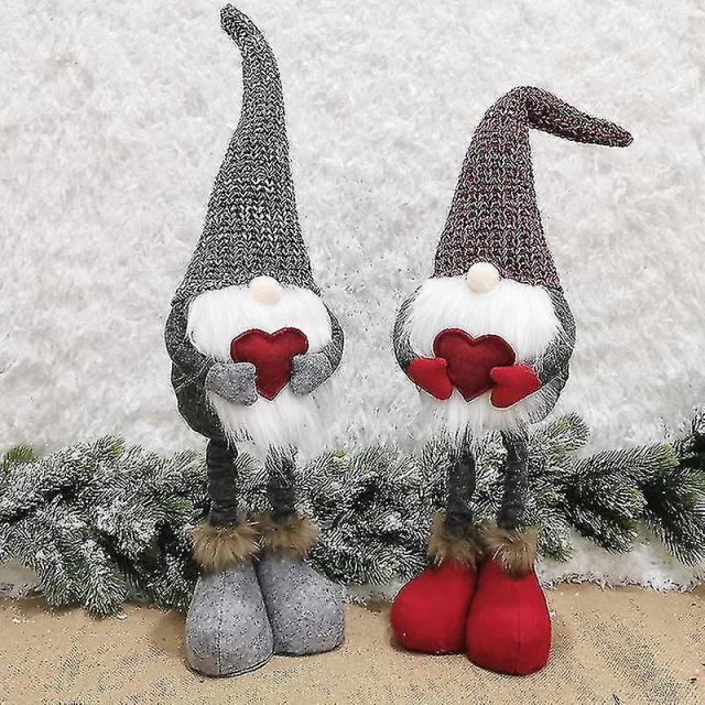 Lovely Handmade Plush Gnome Doll For Valentine's Day Gift