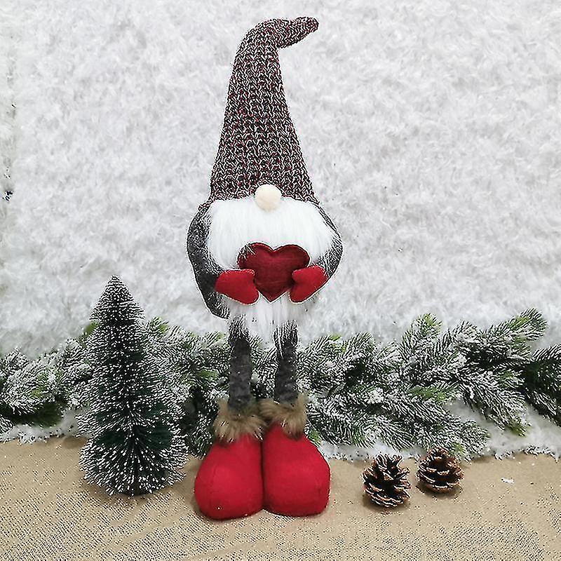 Lovely Handmade Plush Gnome Doll For Valentine's Day Gift