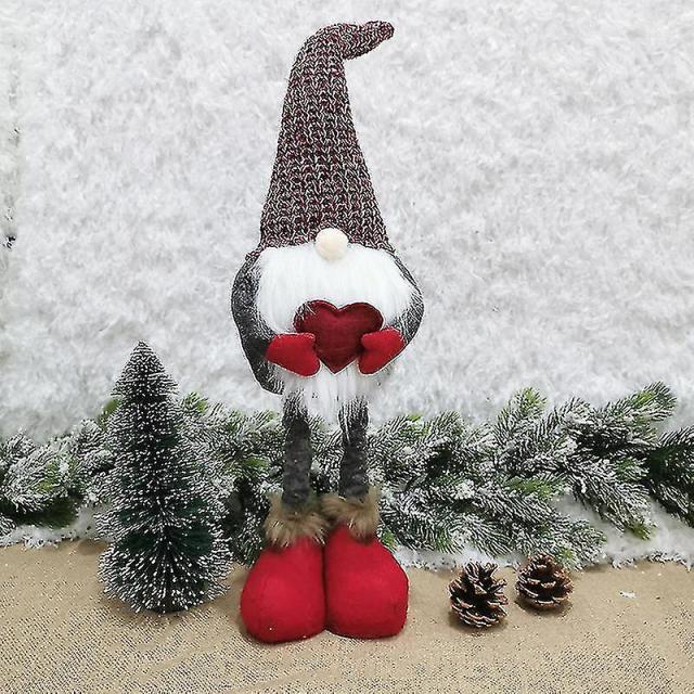 Lovely Handmade Plush Gnome Doll For Valentine's Day Gift