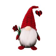 Valentine's Day Plush Swedish Tabletop Elf Gnome Doll Ornament