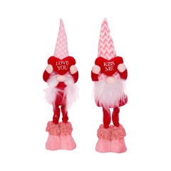 5" Valentines Day Handcrafted Love Elf Plush Figure Gnome Doll