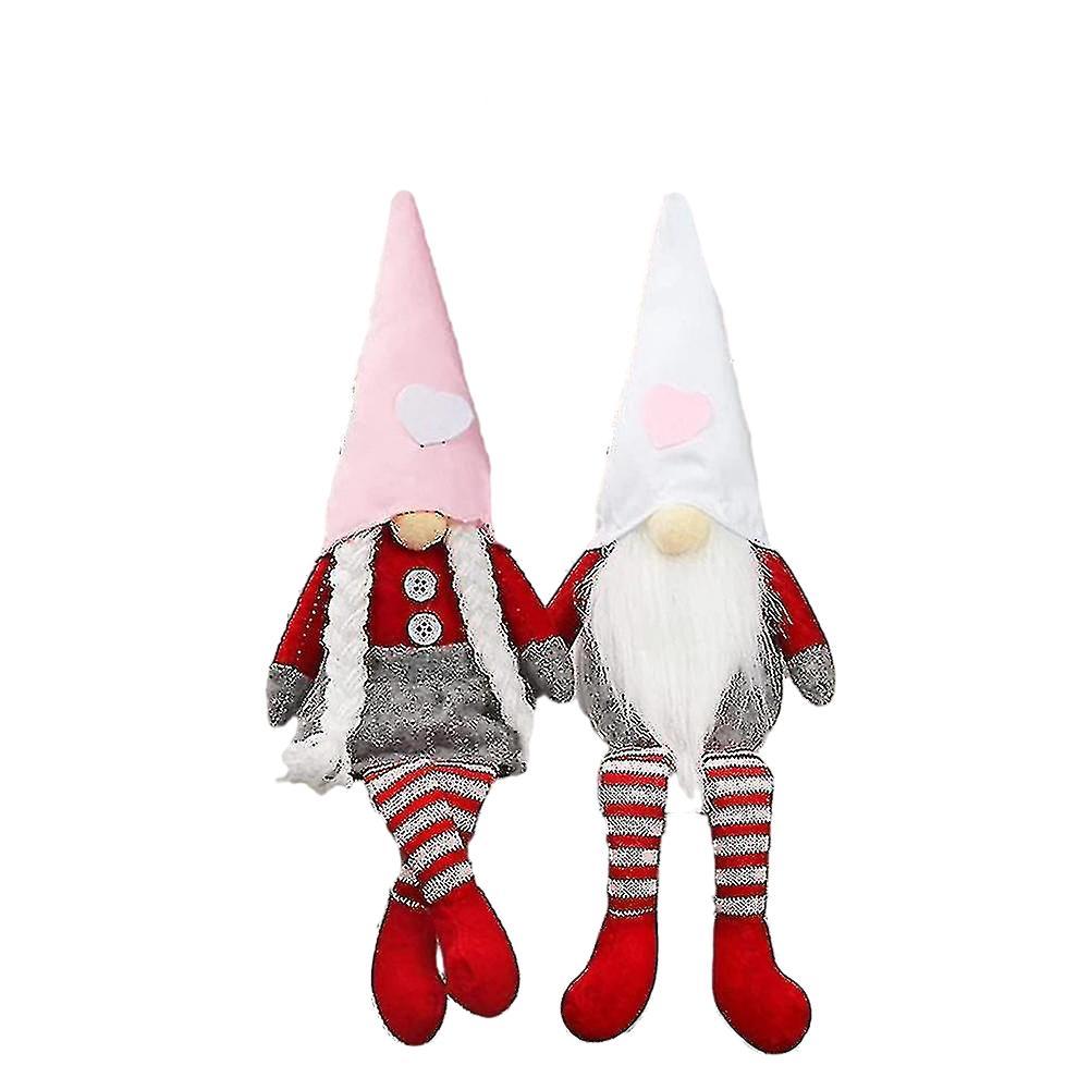 Gnome Long Legs Festive Plush Rudolph Doll Toy Valentine's Day