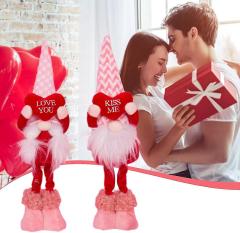 5" Valentines Day Handcrafted Love Elf Plush Figure Gnome Doll