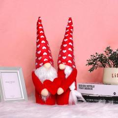 2Pcs Plush Faceless Dolls Valentine's Day Gift